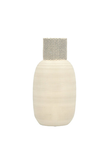 Generic Waraq - Ceramic Vase - 15*15*29.5 Cm