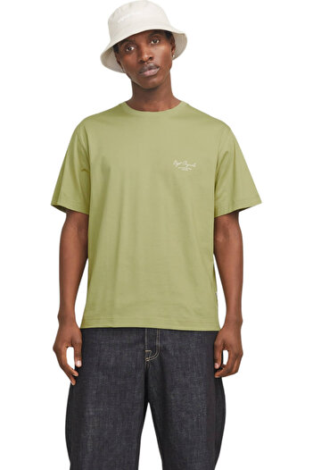 Jack & Jones Tricou JACK & JONES Islington Back - 12273015-Cedar