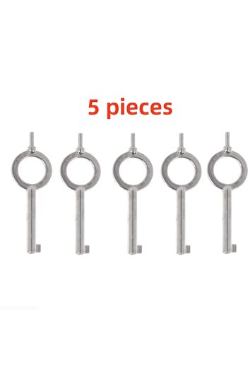 Choice 5 قطع 1/2/5 قطع مفتاح مسطح عالمي على الطراز الأمريكي فارغ مفتاح خاص قفل الأصفاد مفتاح الزنك الكل