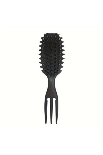 Choice black 3-in-1 Candy Curly Hair Brush - Gentle Detangling Styling Comb for Wet or Dry Curls Reduces Pu