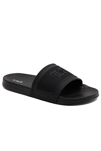 R&B Black MENS SLIDERS 40-45
