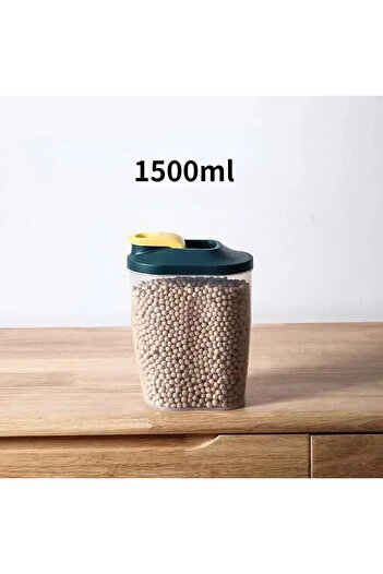 Choice Dark green-1500ML Food Storage Containers with Lids Stackable Treat Box Containers for Kitchen Pantr
