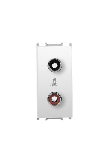 PANASONIC MODULAR AUDIO SOCKET WHITE 1M