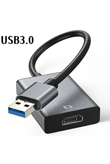 Choice محول USB 3.0 عالي الدقة إلى HDMI بدقة 1080 بكسل وتردد 60 هرتز، محول USB 3.0 إلى HDMI متوافق مع محول USB خارجي V