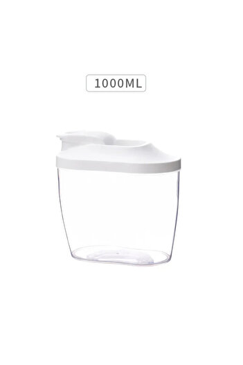 Choice White- 1000ML Food Storage Containers with Lids Stackable Treat Box Containers for Kitchen Pantry Or