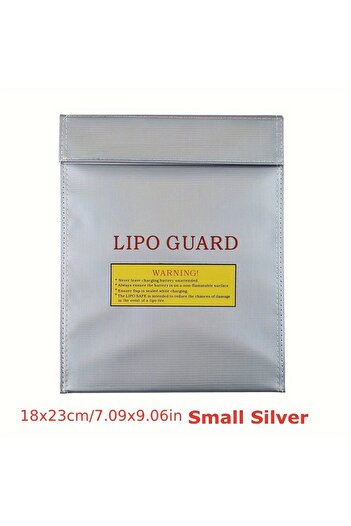 Choice Silver-S Lithium Battery Explosion - Proof Bag: High Temperature Resistant Storage Protection Bag, S