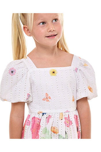 R&B GIRLS WOVEN DRESS 2-8Y