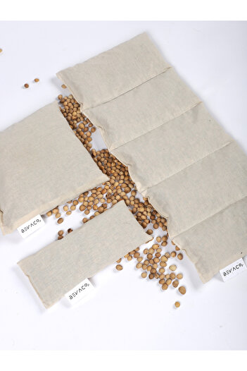 BEVACO Set of 3 Cherry Seed Warmers |   – for Waist – Back – |   100% Natural