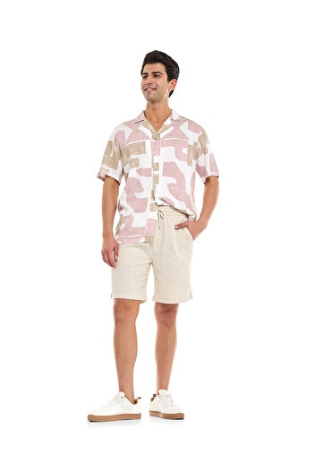 R&B Beige MCF-WOVEN SHOTS-S-XXL