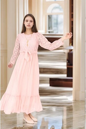 Your Consent Black Girls' Evening Dress Made of Tulle Fabric for Graduations, Weddings and Special Occasions