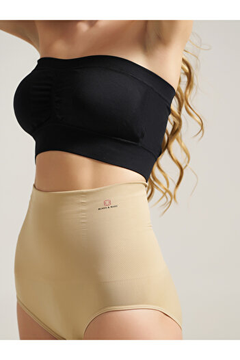 MUNNS AND MARS By Styli Seamless High Rise Shapewear Brief