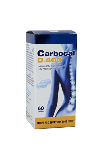 Bayer CARBOCAL-D 400IU FCT TABLETS 60'S