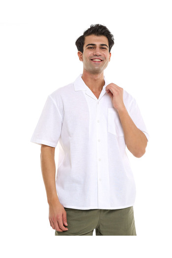 R&B White MCF-SS-SHIRT-S-XXL