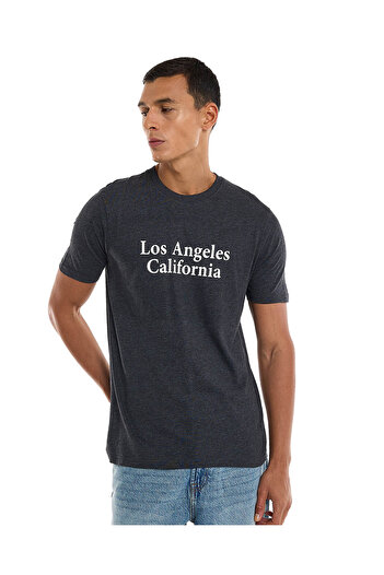 R&B Anthra Melange MCB- GRAPHIC TEES -S-XXXL