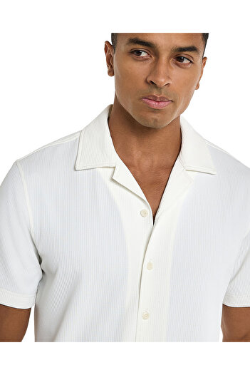 R&B Ivory MYF SS KNIT SHIRTS -S-XXL