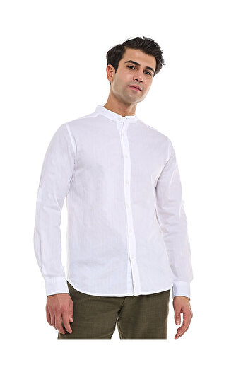 R&B Ivory MYF-LS-SHIRT-S-XXL