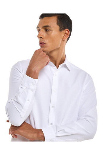 R&B White MBF-LS-SHIRT-S-XXL