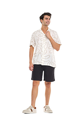 R&B Cream MCF-SS-SHIRT-S-XXL