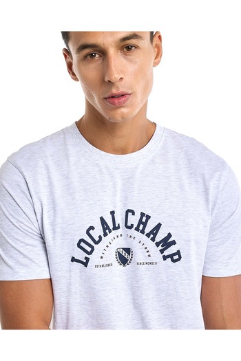 R&B Ecru Melange MCB- GRAPHIC TEES -S-XXXL