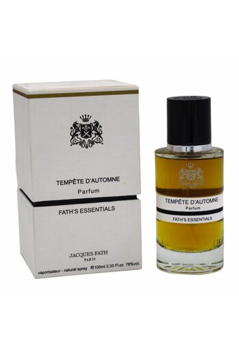 Jacques Fath Paris Jacques Fath Tempête d’Automne Eau de Parfum 100ml – Elegant Woody Amber Fragrance for Men & Women