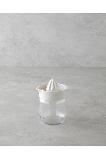 English Home Zoe Glass Lemon Squeezer 425 ml Cream