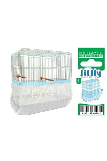 Fit Fly Luxury Tulle Closed Bird Cage - Large