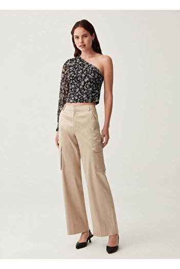 Ovs Cargo Trousers In Satin