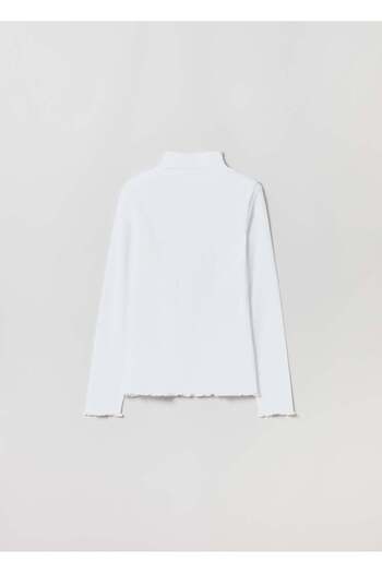 Ovs Girls Shirred Edged Turtleneck