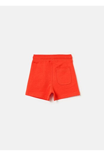 Ovs Cotton Shorts With Drawstring