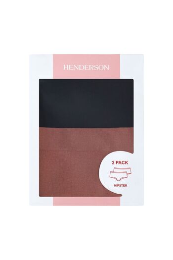 Henderson Women's shorts panties comfort & subtle elegance & 90% polyamide, 10% elastane & 2 pcs | Bait