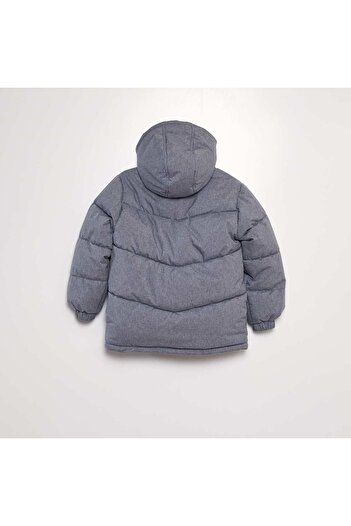 KIABI Mid-length quilted padded jacket GREY