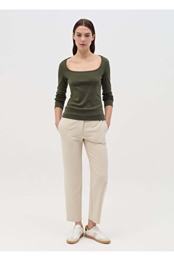 Ovs Slim-Fit Ankle-Length Trousers