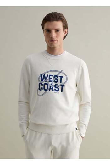 Ovs Sweatshirt With Round Neck And Print