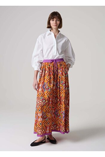 Ovs Long Dress With Paisley Print