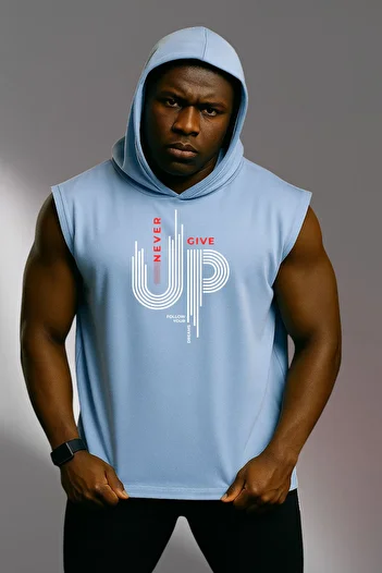 MUTLUGYM Fitness Sleeveless Hooded Athlete Sweatshirt