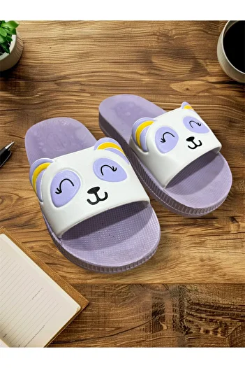 Minamoda Gezer Girl's Summer Best Friend Bunny Pu Comfortable Sole Home Bathroom Pool Beach Slippers