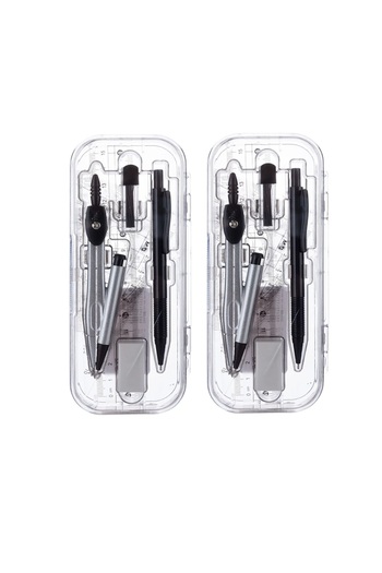 Choice 2pc ACS90867 M&G Compass Set Ruler Measurement Set Learning Professional Multifunctional Drawing Too