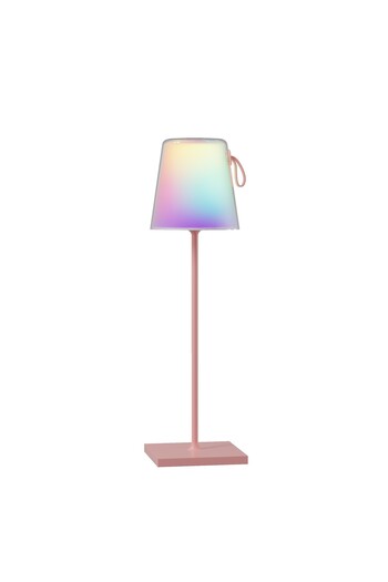 Tescomak LED table lamp with touch and color change, Dolly White RGBW, 5.5 W pink