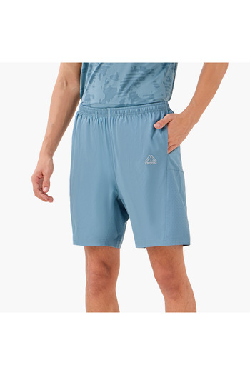 Kappa Mesh Accent Shorts with Pockets