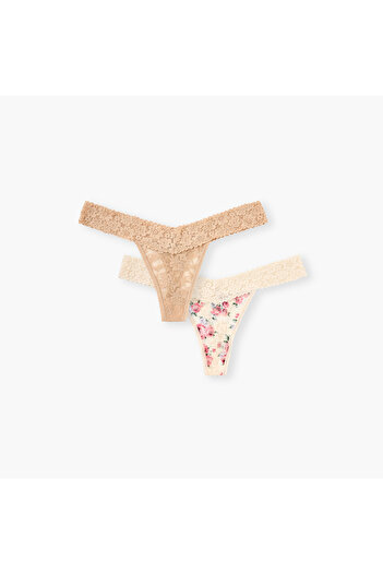 FAV Set of 2 - Assorted Lace Thongs