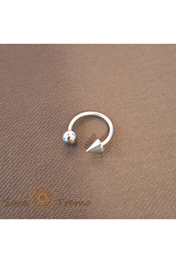 saratremo Titan Horseshoe Piercing with Large Ball and Arrow