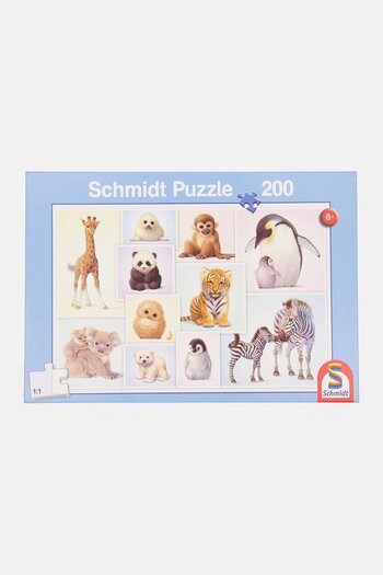 Schmidt 200 قطعة من حيوانات البرية الصغيرة، مجموعة زرقاء سماوية