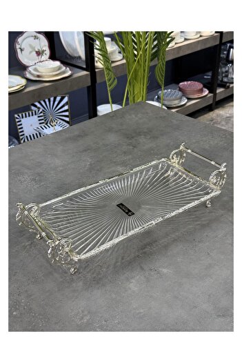 ROY KING Royking Rectangular Flat Silver 37 cm Service
