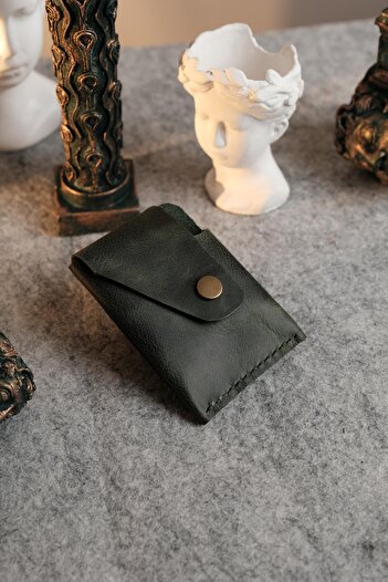 TROYACRAFT Handmade Leather Card Holder Wallet - Bergama