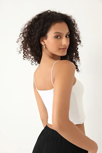 Shopynar Crop Bustier with Rope Strap