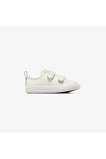 Converse Converse Chuck Taylor All Star 2V Baby Cream Leather Sneaker