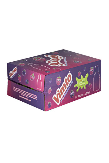 VIMTO Fruit Flavoured Drink, Plastic Bottle, 250ml × 24