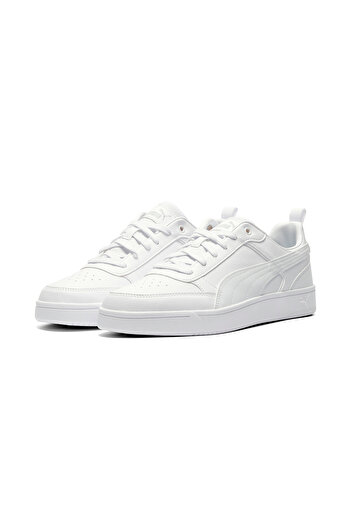 Puma Unisex Dribble Sneakers - White
