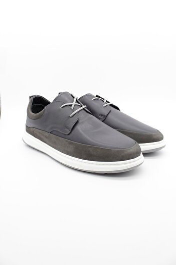 İmza 100% Leather Laced Casual Shoes 1033250117