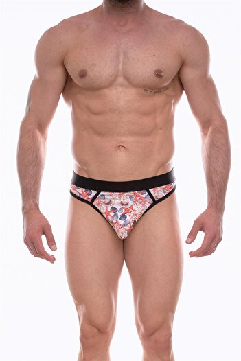 Shimmer Look Don Moris Men's Patterned Thong Laundry